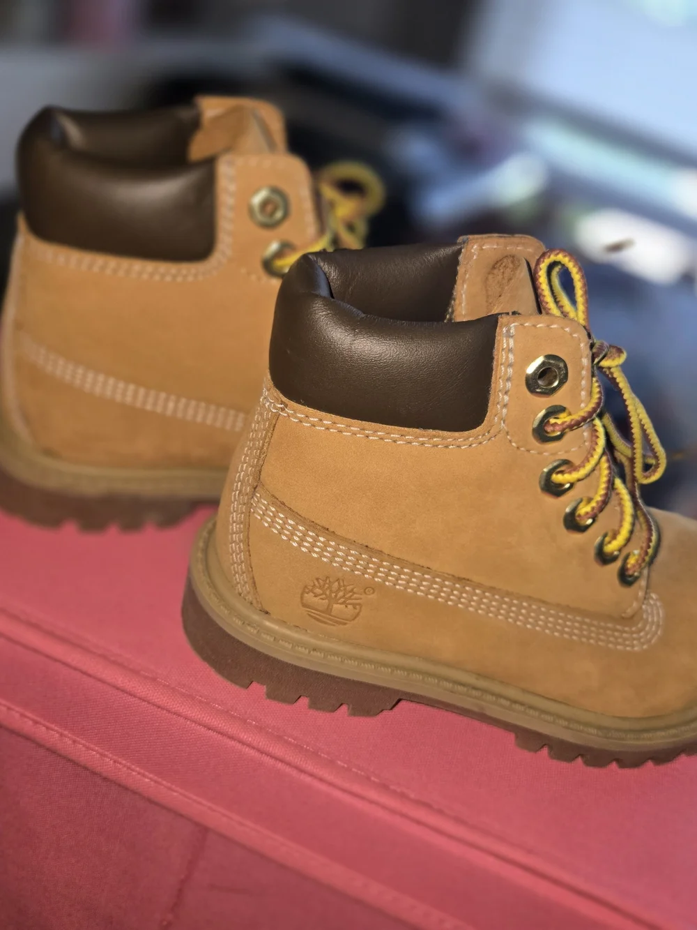Timberland Kids Wheat Nubuck Ankle Boots